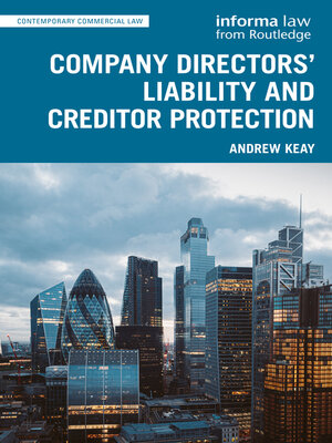 cover image of Company Directors' Liability and Creditor Protection